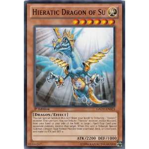  Yu Gi Oh   Hieratic Dragon of Su (GAOV EN023)   Galactic 