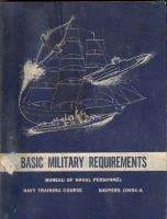 1961 US Navy Manual Requirements Military Book Asbestos Suit OBA Fire 