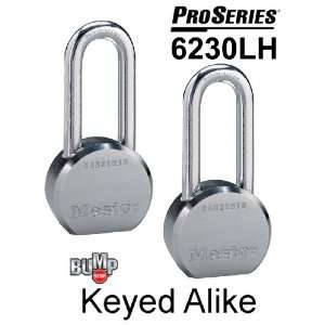  Master Padlock   High Security Locks #6230NKALH 2 BUMP 