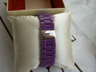 COACH Womens Boyfriend Plastic Bracelet Watch 14501351 $228  