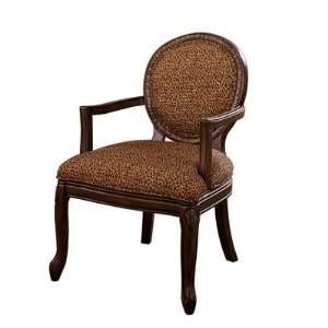 Wakefield Antique Walnut Accent Chair by Furniture of 