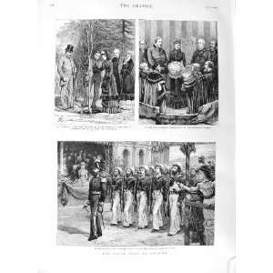  1881 SWANSEA PRINCESS WALES GUILDHALL PAVILION NAVY