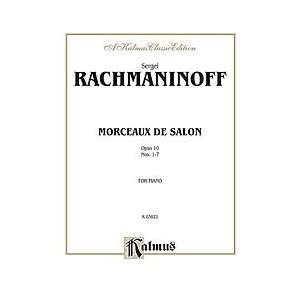  Morceaux de Salon, Op. 10 Musical Instruments