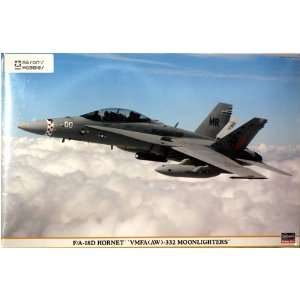  Hasegawa 1/48 F/A 18D Hornet Moonlighters  Toys & Games