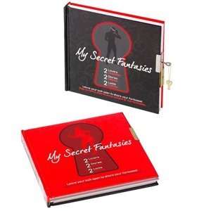    My Secret Fantasies   Locking Diary for Couples Toys & Games