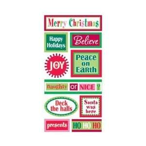   75X6.75 Sheet   Christmas Words Christmas Words