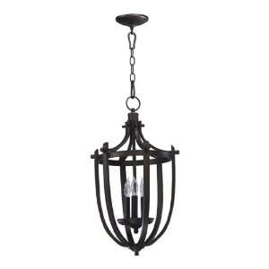  By Quorum Winslet Collection Oiled Bronze Finish 3 Lights 