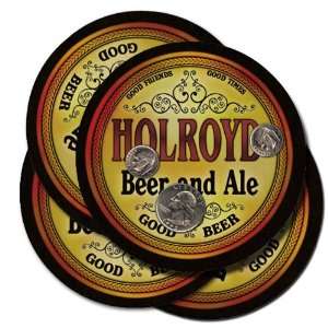  HOLROYD Family Name Beer & Ale Coasters 