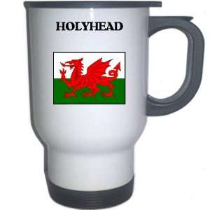  Wales   HOLYHEAD White Stainless Steel Mug Everything 