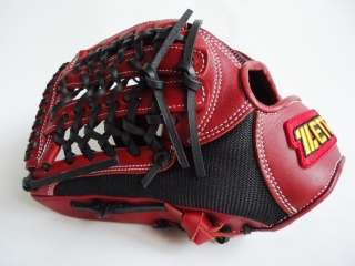 ZETT Baseball Gloves Red wine 11.75 LHT {Pro Model}  