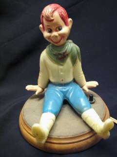 VINTAGE HOWDY DOODY COWBOY CHARACTER PLASTIC 3 D NIGHT LIGHT LAMP TOY 