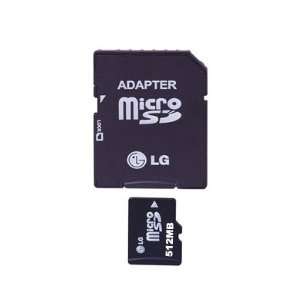  LG 512MB MicroSD Memory Card for mobile devices 