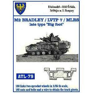   M2 Bradley/LVTP 7/MLRS Metal Track Set Late Big Foot Toys & Games