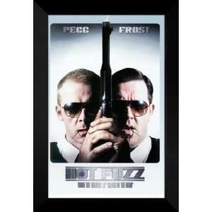 Hot Fuzz 27x40 FRAMED Movie Poster   Style D   2007
