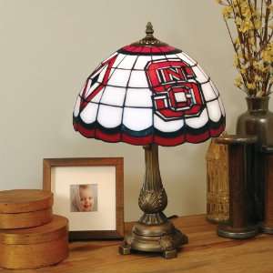   State University Stained Glass Mission Style Lamp