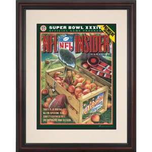  Framed 8.5 x 11 Super Bowl XXXIV Program Print  Details 