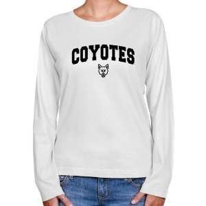  NCAA South Dakota Coyotes Ladies White Logo Arch Long 