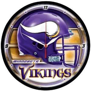  Minnesota Vikings Round Clock