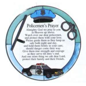  PolicemenS Prayer Suncatcher