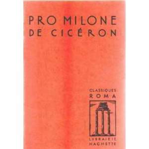 Pro milone Ciceron Books