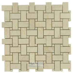  Clear view   basketweave in polished cream beige