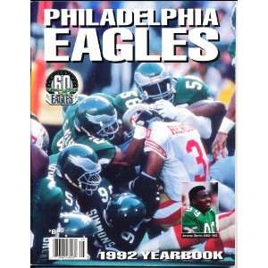  1992 Philadelphia Eagles Official Yearbook Sports 