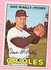 1967 Topps #382 Dave McNally Baltimore Orioles Crisp Clean Card