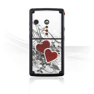  Design Skins for Sony Ericsson W950i   Hearts Design Folie 