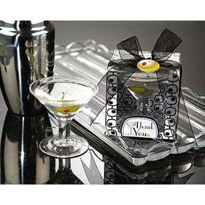 Cocktails Anyone? Martini Glass Gel Candle   (set of 25)  