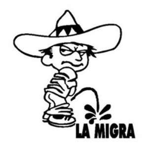  MEXICAN LA MIGRA Cartoon Vinyl Sticker/Decal Everything 