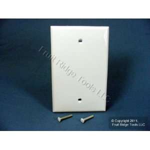 Leviton White Unbreakable Midway Blank Wallplate Cover 