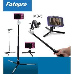  Fotopro MS 5 Camera Stand Travel kit, Black Camera 