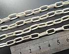 Fancy Matt Silver Plated Aluminum Chain Link Finding wl012(2ft)  