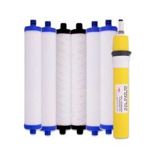 Hydrotech Replacement Water Filter 3 Stage 50 GPD Annual Filter Bundle 