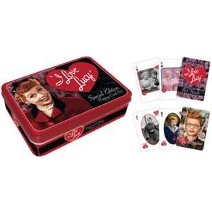 Love Lucy Playing Card in Tin 