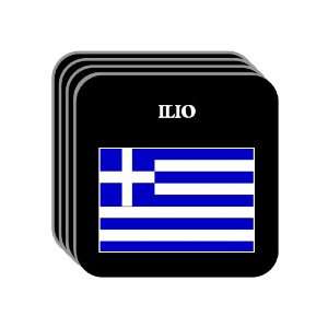  Greece   ILIO Set of 4 Mini Mousepad Coasters 