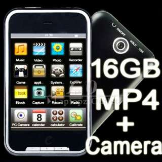 New True 16GB 2.8 Touch Screen  MP4 FM Player with Camera  
