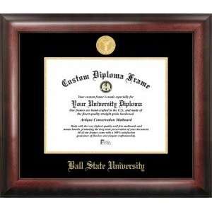  Ball State University Gold Embossed Medallion Diploma 
