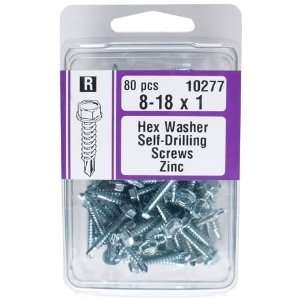  Midwest Hex Washer Self Drilling Screws, 8 18 x 1 Patio 