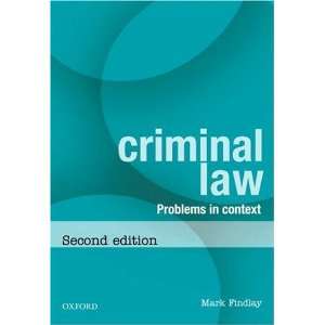  Criminal Law Problems in Context 2nd Edition( Paperback 