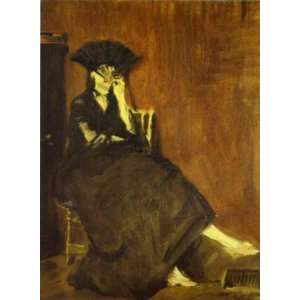 Hand Made Oil Reproduction   Edouard Manet   32 x 44 inches   Berthe 