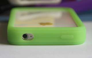New Green Silicone Bumper Frame Case Cover for iPhone 4  