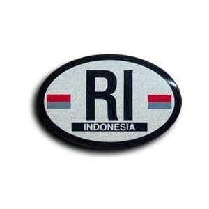  Indonesia   Oval decal Patio, Lawn & Garden