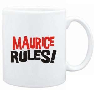  Mug White  Maurice rules  Male Names