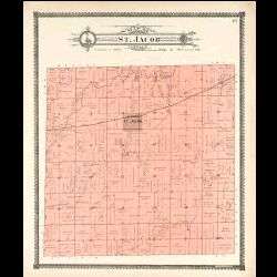 1906 Atlas of Madison County Illinois   IL Plat Book Directory Maps 