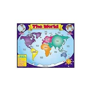  Chart  World Map Toys & Games