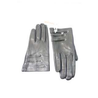   Leather 3 Glowglove Gloves Black Size 2 Made in Italy BNWT $100  