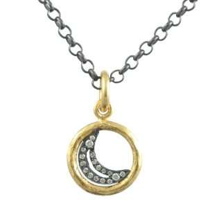  Mastini Golden Crescent Pendant and Chain Mastini Fine 