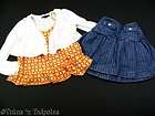 Baby Gap Kids 3 piece Lot Shrug Jacket Tank Top Denim Skirt Girls size 