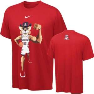   Wildcats Youth Red Nike Elite Mascot T Shirt